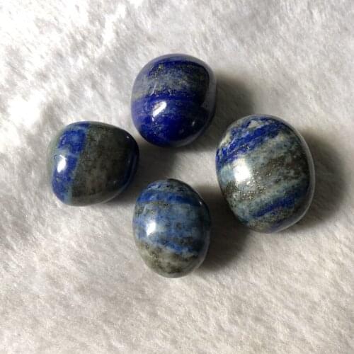 Wholesale 3Pcs Natural Blue Lapis Lazuli Healing Tumble Stone,Blue Stone Bead Tumbled Stone Healing Chakra,Approx 20-30mm