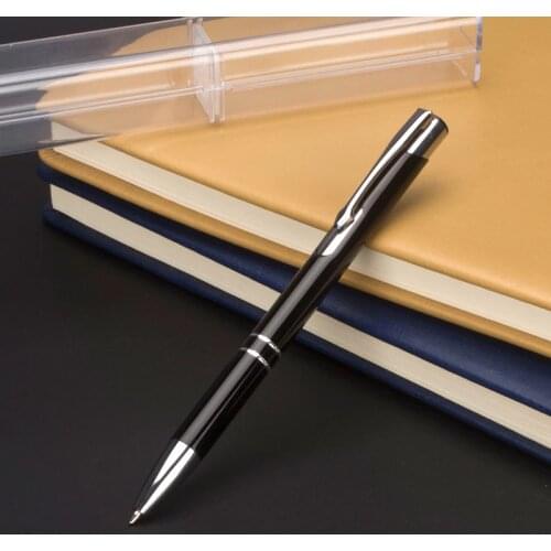 Gift 1PCS New Arrival Commercial metal ballpoint pen gift pen core solventborne automatic ballpoint pen unisex pen 0.7mm