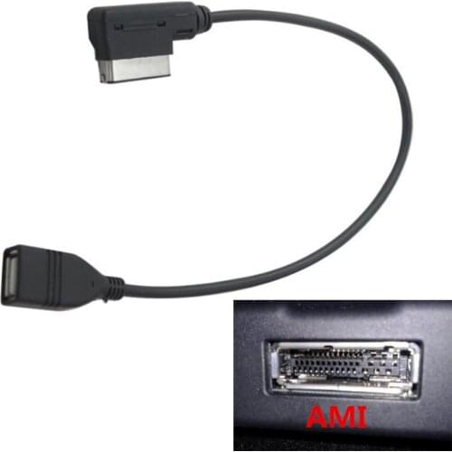 Fit for Audi A4 A5 A6 A7 A8 Q5 Q7 R8 TT Auto Music Interface AMI MMI AUX USB Cable Cord Car Accessories