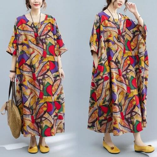 QIAOXICUN Plus Size Summer Dresses