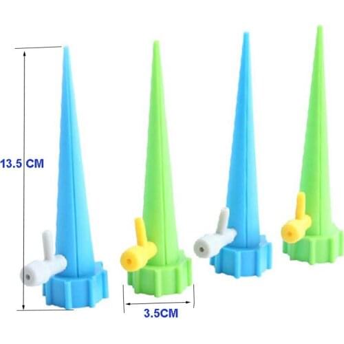 New 4-18PCS Drip Irrigation System Automatic Watering control valve Spike for Garden Watering Plants Flower Automatic Tools