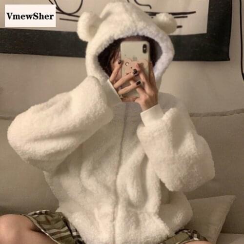 VmewSher Women's Jackets With Fur