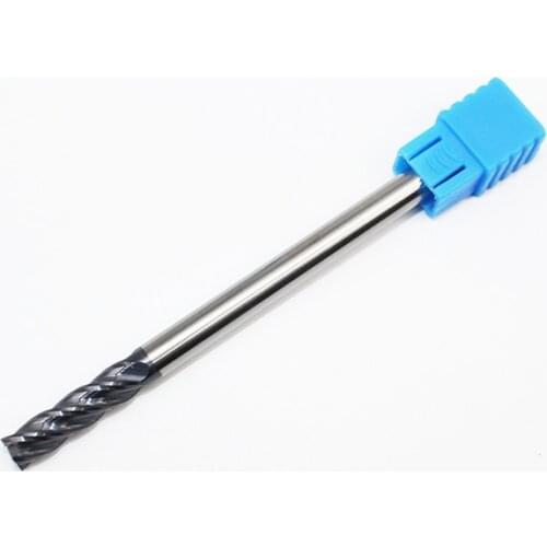 1PCS HRC50 6mm Solid Carbide Endmills D6X22LXD6X100L 4Flute Standard Length Side milling Slotting Profiling face mill