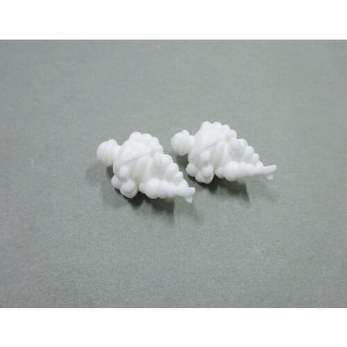 2pcs white fat finger toys for 1/14 scale benz 1851 actros 3363 R620 56323 R730 MAN tgx tgs