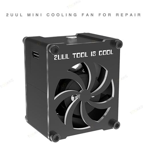 2uul Mini exhaust fan 5V USB type-C power supply input for Mobile phone mainboard maintenance cooling air ejector fan