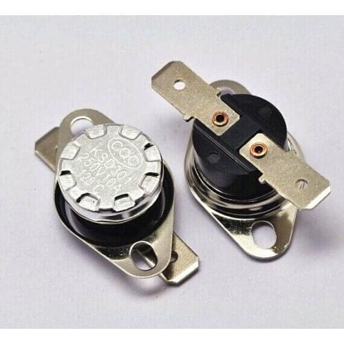 3 Pieces KSD301 NC Normal Close 120 Celsius Temperature Switch Sensor Thermostat Controller