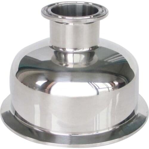 4" x 1.5'' Sanitary 304 Stainless Steel Tri Clamp Ferrule Bowl Reducer