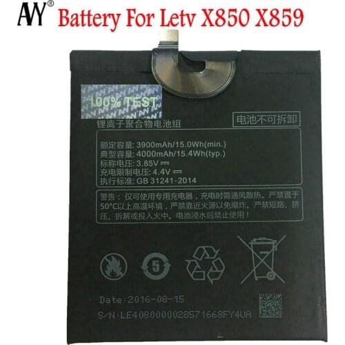 AVY Battery for Letv LeEco X850 X859 Le Max 3 Mobile Phone Rechargeable Li-ion Batteries