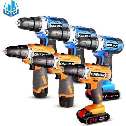 Cordless Drill Electric Screwdriver Rechargeable Mini Wireless Power Driver Lithium-Ion Battery Electric Drill 3/8" Power Tools