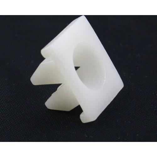 White Screw Nylon Grommet Nut Clip Snap In Fastener Universal