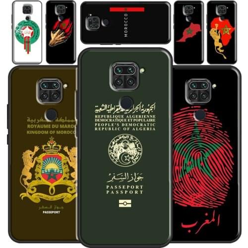 Morocco Flag Coat Of Arms For Redmi Note 10 Pro Case For Redmi Note 9 8 Pro 7 8T 9S Cover For Redmi 9 9C 9A 9T 7A 8A