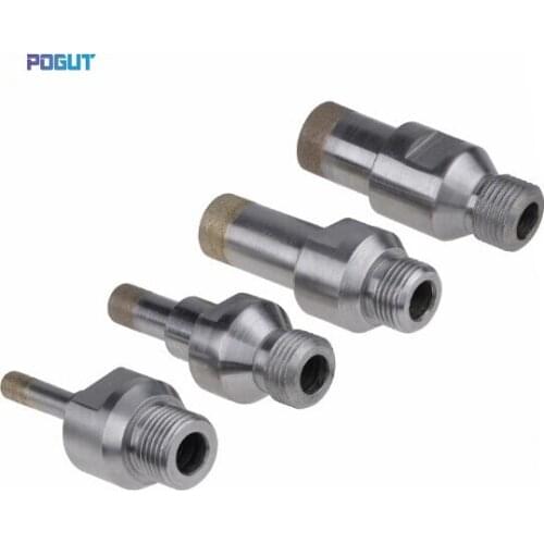 Diameter 32,34,35,36mm Length 75mm, Free Shipping Diamond Drilling Bit for Glass, Thread Standard Belgium type G1/2