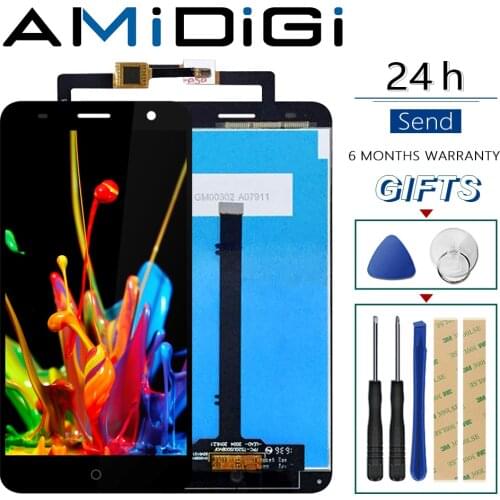 For ZTE Blade V7 LCD Display + Touch Screen Digitizer Assembly Replacement For ZTE Blade V7 Phone With Frame+Tools