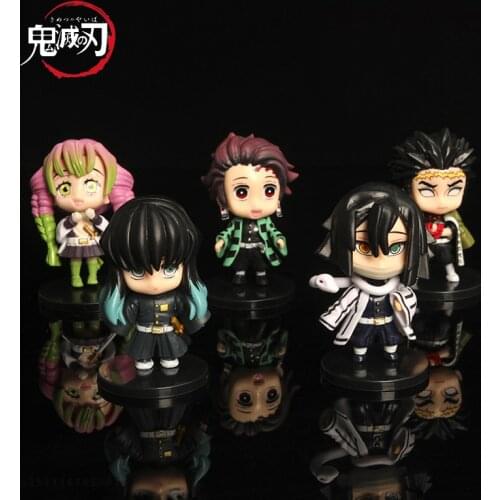 Anime Demon Slayer Figure Kimetsu No Yaiba Action Figures Model Kamado Tanjirou Collection Figurine Cartoon Kids Toy Kawaii Gift
