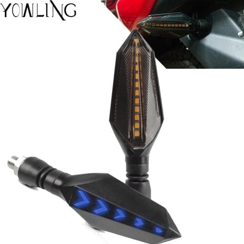For Yamaha XTZ750 XTZ 750 SUPER TENERE 1989-1996 Motorcycle Turn Signals Light Tail Flasher LED Flowing Water Blinker Lights