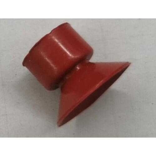 Red rubber sucker for Muller Martini machine OD 20mm ID 6mm