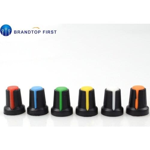 6pcs 6mm Potentiometer knob switch cap