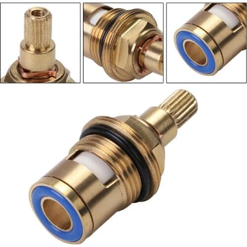 Brass Ceramic Tap Valve Faucet Cartridge Bathroom Hot Cold Water Mixer Valve