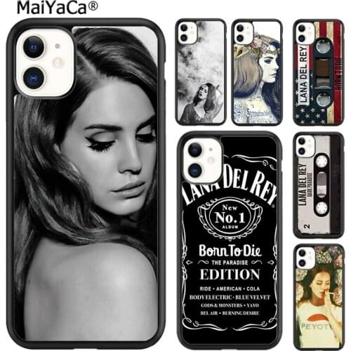 MaiYaCa Amazing Lana Del Rey Phone Case Cover For 5s SE 6s 7 8 plus X XR XS 11 12 pro max Samsung Galaxy S8 S9 S10 shell