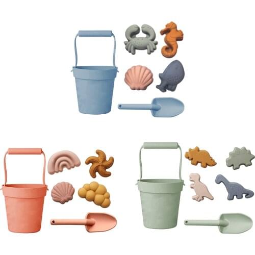 Set of 6 Beach Game Toy, Sandpit Digging Sand Tools, Toddler Summer Sand Toys, Indoor Outdoor