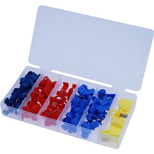 654Pcs Quick Splice Connector Set Mixed Quick Wiring Terminal Prevent Short Circuit of Wires