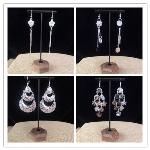 New style European and American fashion personality exaggerated tassel earrings Simple and versatile earrings for women