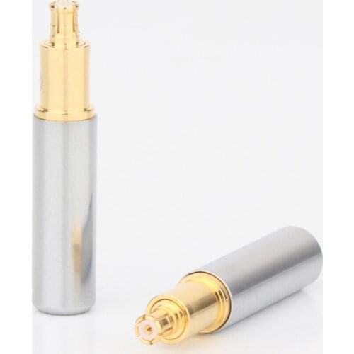 One Pair Gold Plated Brass Pin Headphone Plug Jack For DIY TH-ADX5000 ATH MSR7b 770H 990H A2DC AP200