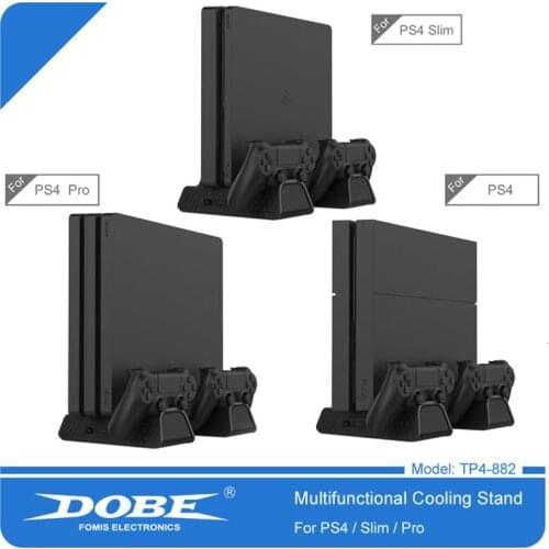 PS4 Cooling Fan PS4 Controller Charger Station Dual For Sony Playstation 4 / PS4 Slim / PS4 PRO