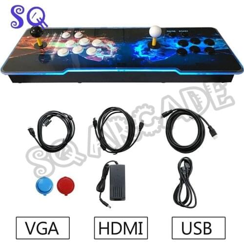 Pandora Saga EX 3D WiFi Arcade Box 10000 in 1 Games Zero Delay 6/8 Buttons Joystick 2 Player PS2/PS3 Controller arcade Console