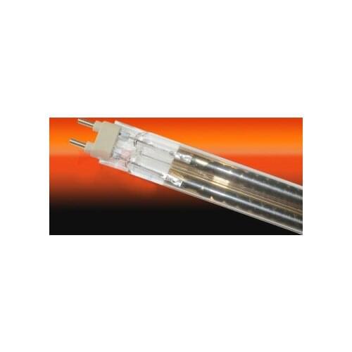 IR heating ruby quartz glass tube