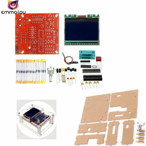 M328 GM328 Transistor Tester DIY Kit Diode Capacitance ESR Voltage Frequency Meter PWM Square Wave Signal Generator DC 6.8-12V