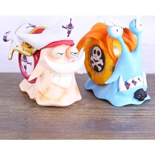 Snail Telephone Jinbe / Edward Newgate PVC Figure Den Den Mushi Model Toy