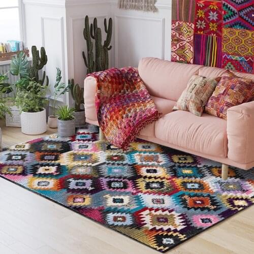 Vintage ethnic style Home Mat Room Area Rug Floor Carpet For Living Room Bedroom Tapete Para Sala Alfombra Tapis Salon