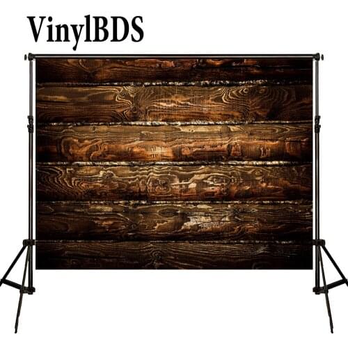 VinylBDS Newborn Baby Brown Yellow Wooden Wall Foto Achtergrond Kerst Da Wood Texture Floor Backgrounds For Photo Shoot