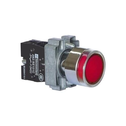 XB2BW with light button XB2BW34B1 XB2BW34B1C = ZB2BW34C + ZB2BWB41C 24V