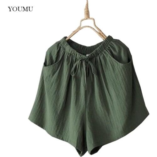 YOUMU Women's Cotton Shorts