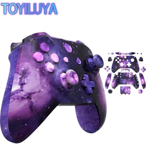 TOYILUYA Replacement Shell and Button Module Kit for PS4 Slim DualShock 4 PlayStation 4 Pro Controller Shell Protective Cover