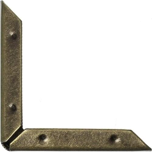 Bronze Tone Book Scrapbooking Album Menu Folder Corner Protectors 30mmx30mm,1000pcs