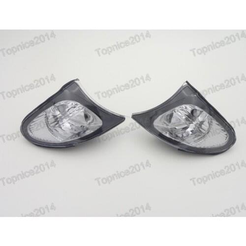 2Pcs Front Corner Lights Lamps Turn Signal Lamps For BMW 3-Series E46 2001-2004