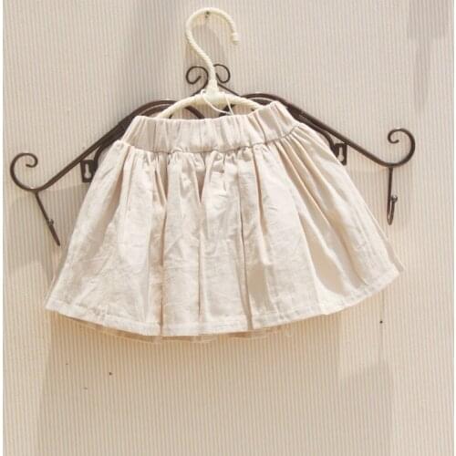 Summer 2019 Girls Skirts Kids Clothes Children Clothing Princess Tutu Skirts Cotton Casual Saias 4 Colors 2-16 Years