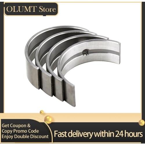 4Pcs Size 48mm - 47.25mm Motorcycle Engine Main Crankshaft Crank Shaft Bearing For SUZUKI AN650 AN 650 2003 - 2017