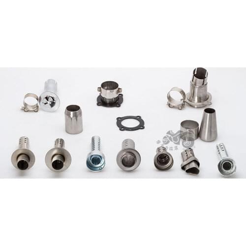 51mm-51mm-60mm inlet universal motorcycle exhaust pipe conversion mid-front welding head Link stainless steel adapter 51mm