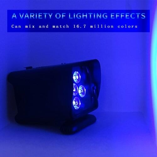 6*18w RGBWA UV Wireless Par Light Remote Control Battery Remote Wifi Control Outdoor Stage Lights Wedding Uplights