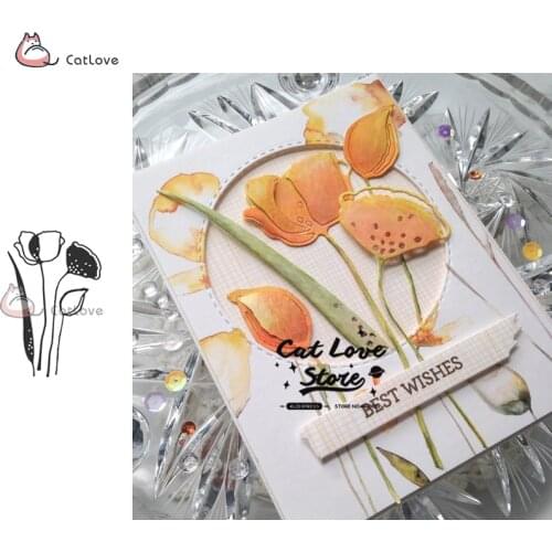 Flower Plant Metal Cutting Dies Stencils For DIY Scrapbooking Paper Card Decorative Craft Dies Embossing Die Cuts New 2019