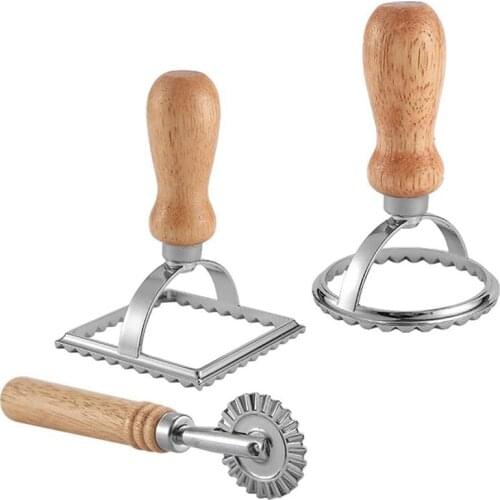 Biscuit Lace Molds Ravioli Stamp Cutter,Embossed Baking Tool Dessert,Pasta,Dumplings,Lasagna,Wonton,Pastry