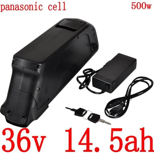 36V 15AH electric bike battery 36v 9ah 11.6ah 12ah 14.5ah lithium battery use panasonic cell for 36V 250W 350W 500W ebike motor