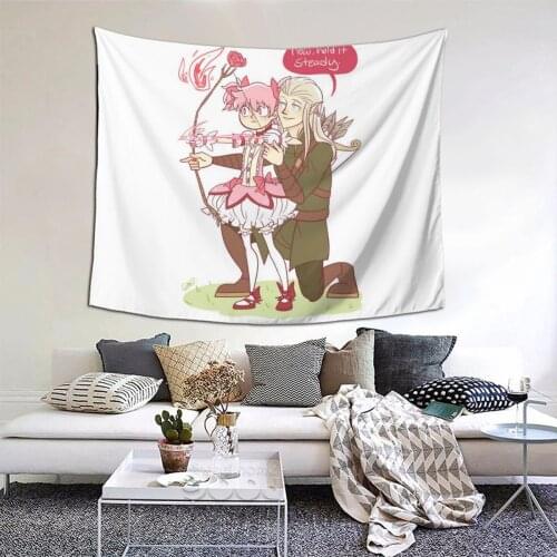 Sailor Girl Tapestry Japanese Anime Otaku Tapestry Wall Bedspread kawaii Home Decor For Living Room