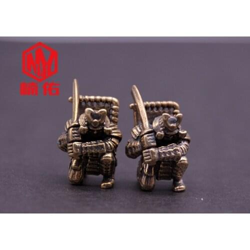 Original Pioneer Official Knife Pendant EDC Brass Knife Bead Outdoor Backpack Bracelet Flashlight Paracord Bead