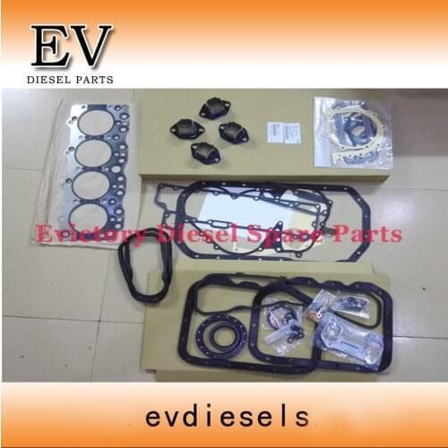 Genuine type 4BB1 4BD1 full cylinder head gasket kit for Isuzu NPR truck Genset