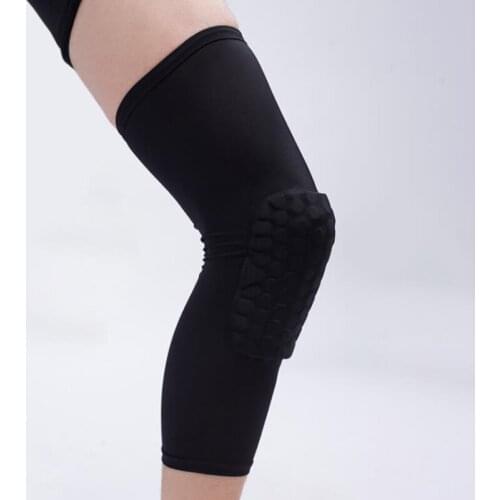 Anti-collision Breathable PRO Honeycomb Knee Protector Basketball Mountaineering Knee Protector Professional Outdoor Sports Knee